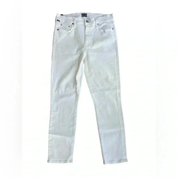 Citizens Of Humanity Denim - ✨HP✨Citizens of Humanity Rocket High Rise Skinny in White Crop Size 30